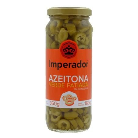 Azeitona imperador 160g fatiada