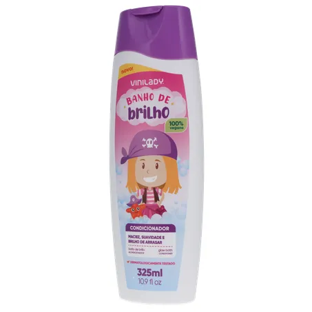 Condicionador vini lady kids banho de brilho 325ml 360-2