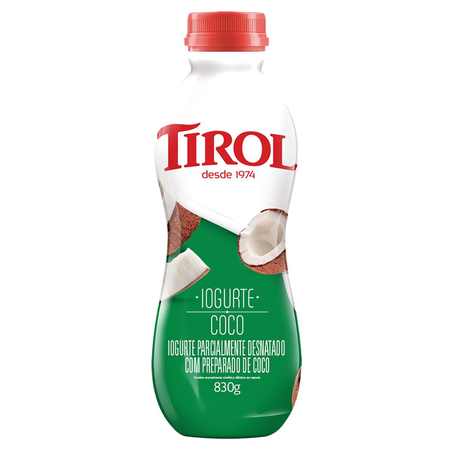 Iogurte Tirol 830g - Coco
