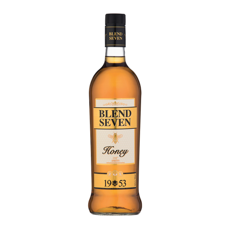 Whisky Blend Seven Honey Vidro 900ml | Supermercado Schwalm Ltda