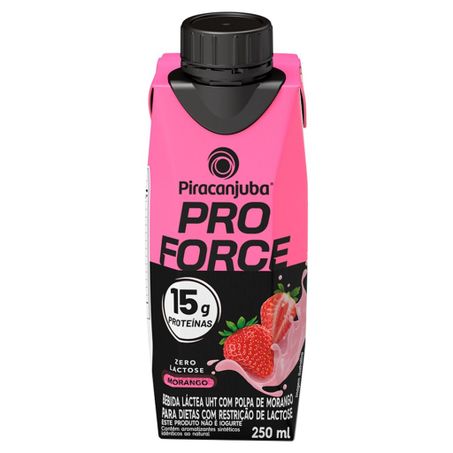 Bebida lactea piracanjuba whey morango 250ml