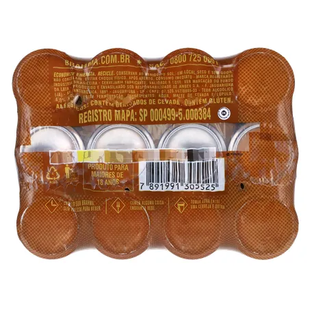 Cerv brahma duplo malte tost lata 350ml 12 un 360-4