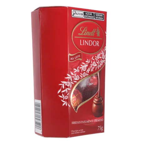 BOMBOM LINDT LINDOR AO LEITE 75G 360-31