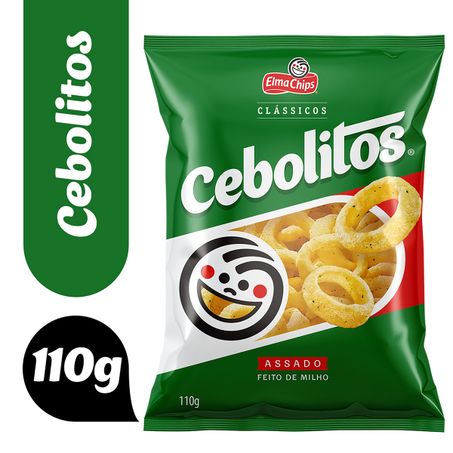 SALGADINHO DE MILHO ELMA CHIPS CEBOLITOS CLÁSSICOS