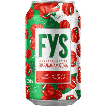 Fys Refrigerante Guaraná 350Ml Lata