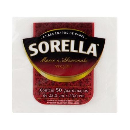 Guardanapo sorella c/50 22x23cm