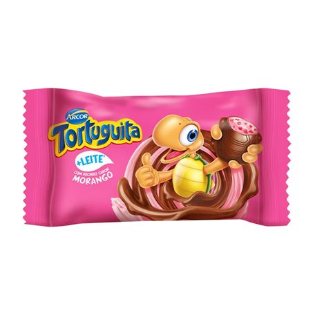 Chocolate Arcor Tortuguita Morango 15.5g