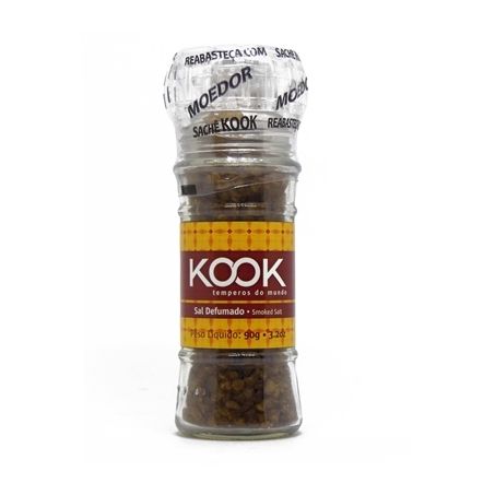 Sal defumado kook 90gr c/ moedor