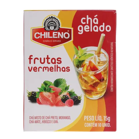 Cha chileno gelado frutas vermelhas 15g 360-0