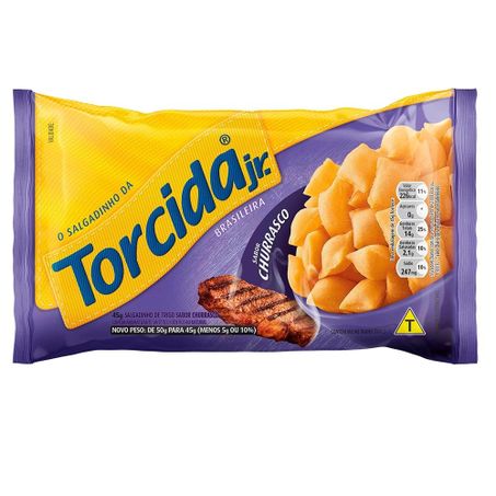 SALGADINHO TORCIDA 45G CHURRASCO NOVA EMBALAGEM
