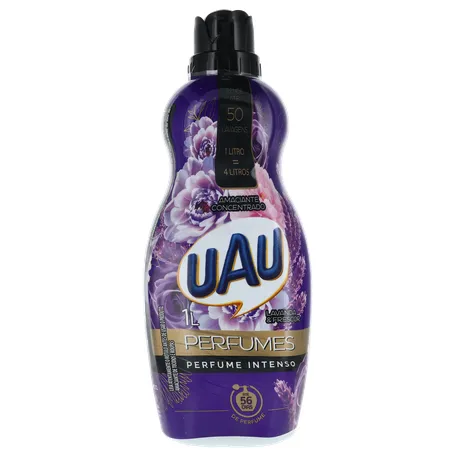 AMACIANTE CONCENTRADO UAU PERFUMES LAVANDA E FRESCOR 1L 360-35