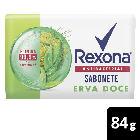 Sabonete Rexona Erva Doce Barra com 84G