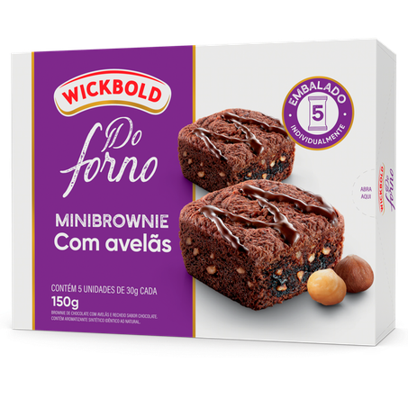 Minibrownie Wickbold Forno Avelã 150g