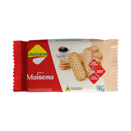 Biscoito Lowçucar Maisena Zero 115g