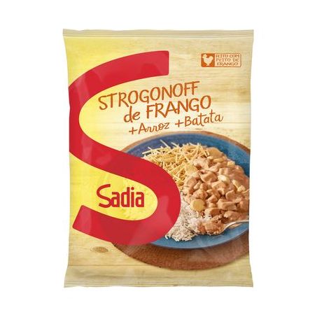 STROGONOFF SADIA 350G FRANGO + BATATA + AR