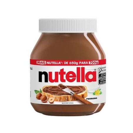 creme de avelã c/ cacau nutella pote 700G