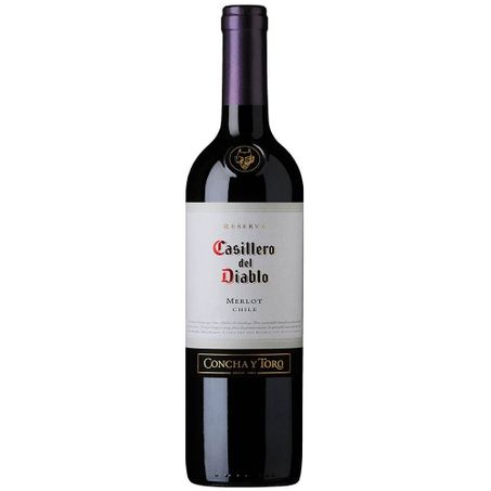 Vinho casillero del diablo merlot garrafa 750ml