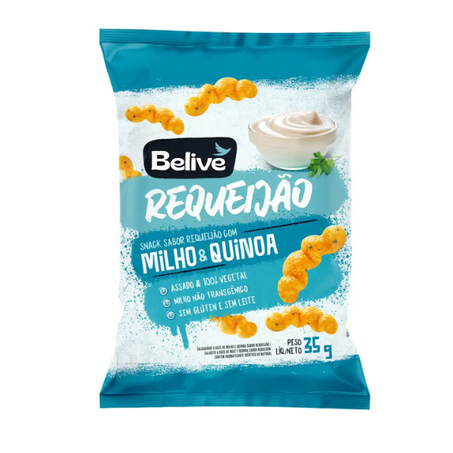SALGADINHO  SNACK BELIVE REQUEIJAO 35G