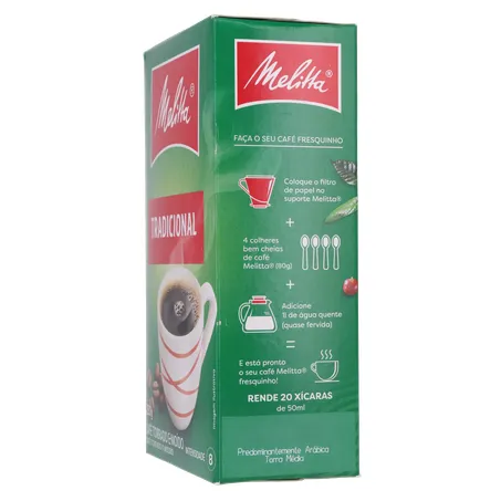 CAFÉ PÓ MELITTA TRADICIONAL VÁCUO 250G 360-7