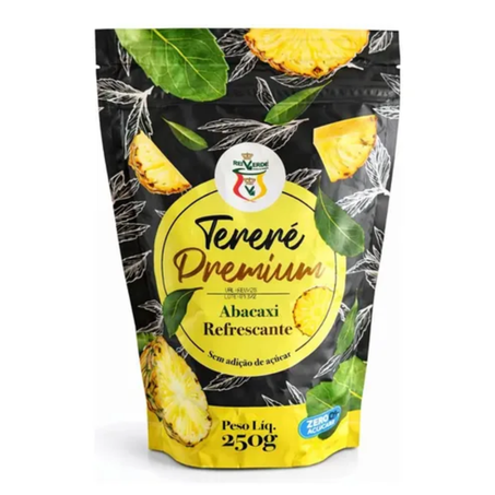 Erva mate rei verde 250g terere premium abacaxi