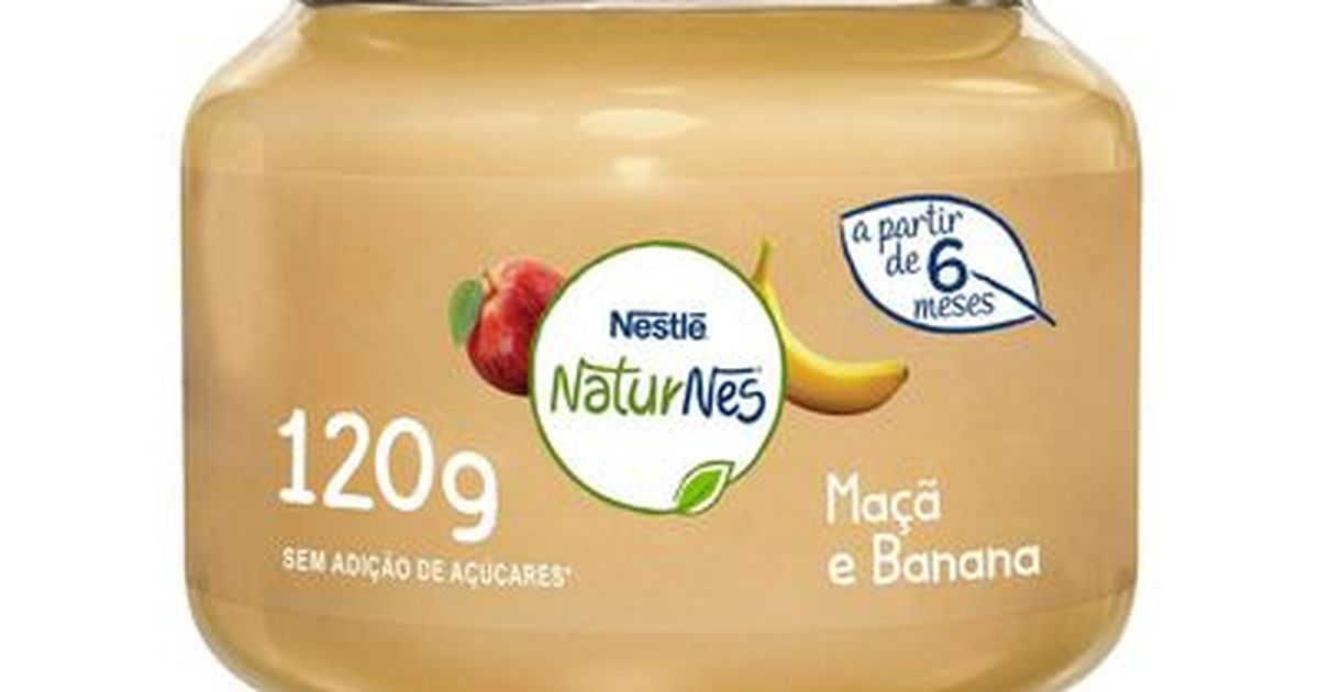 Papinha Naturnes Banana Maçã 120G