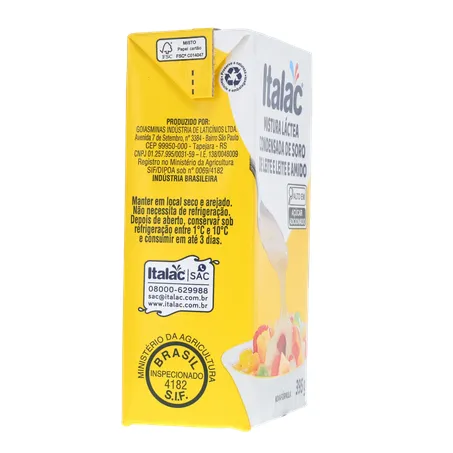 Mistura láctea condensada Italac soro de leite 395g
 360-29