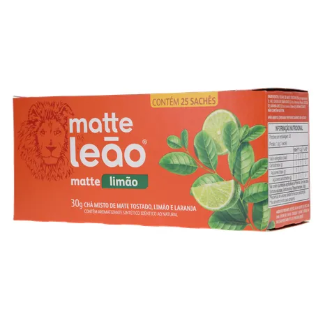 Chá Matte Leão Limão Sachê 25UN 360-3