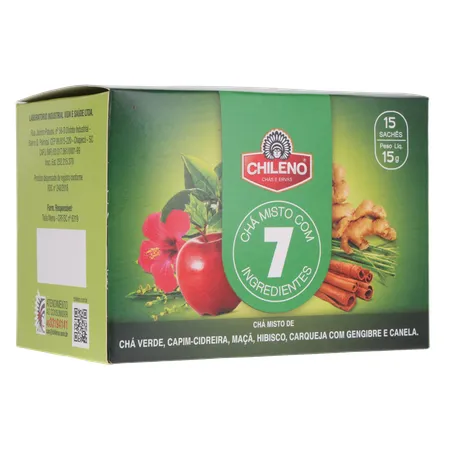 Cha chileno misto 7 ingredientes 15g 360-15