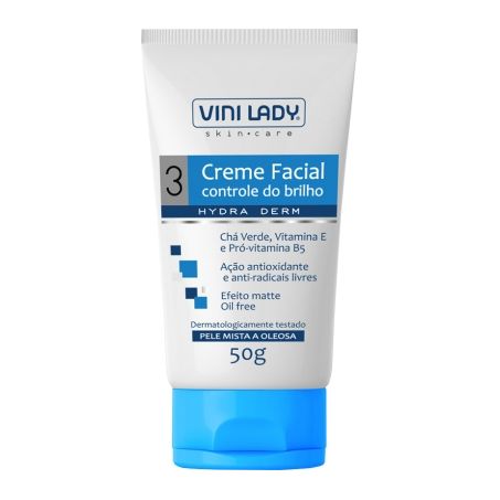 Creme facial hydra derm cha verde 50g