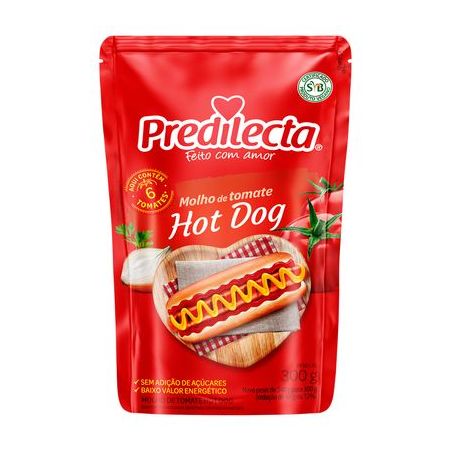 Molho tom predilecta hot dog 300g