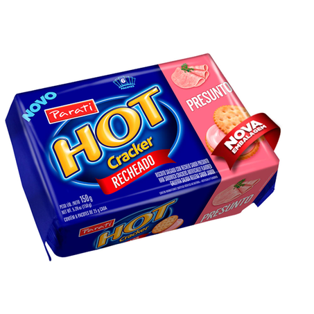 Biscoito Hot Cracker Presunto Pacote 150G