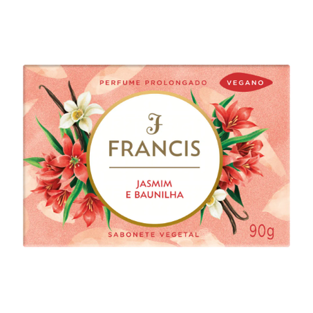 SABONETE FRANCIS LUXO HIDRATANT 90G VERMELHO