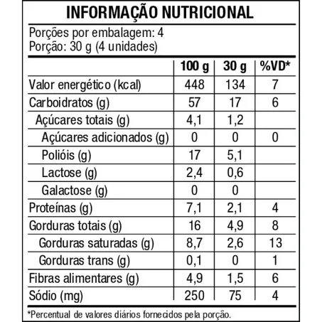 COOKIES BANANA COBERTO ZERO AÇÚCAR 120G - VITAO 360-1