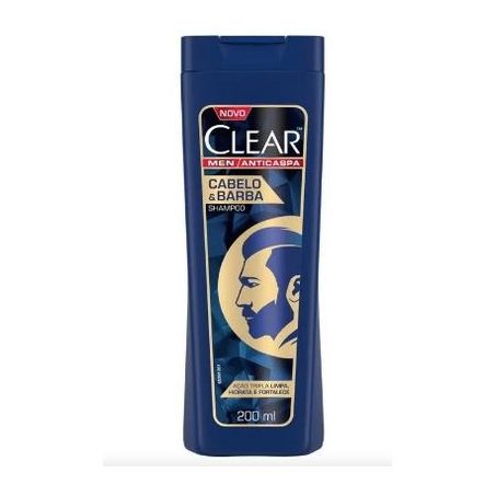 SHAMPOO CLEAR MEN ANTICASPA CABELO E BARBA 200ML