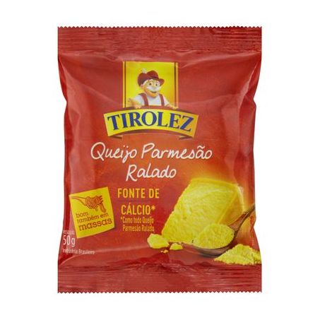 Queijo ralado tirolez 50gr parmesao