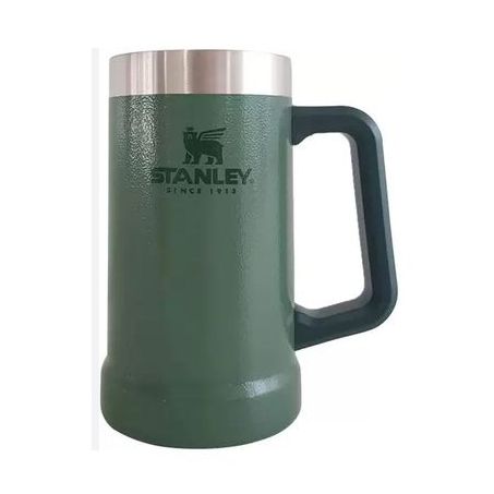 Caneca termica de cerveja stanley verde 710ml