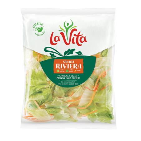 SALADA RIVIERA LA VITA 250G HIGIENIZADA