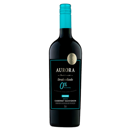 Vinho Aurora Sem Álcool Cabernet Sauvignon Adoçado 750ml