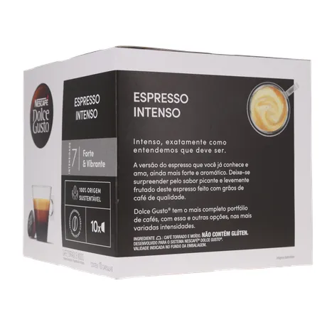 CAFÉ CÁPSULAS DOLCE GUSTO ESPRESSO INTENSO C/10 UN 360-6