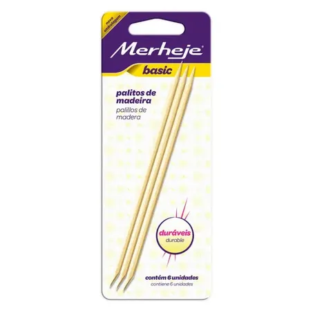 PALITO DE MADEIRA MERHEJE BASIC 6UN