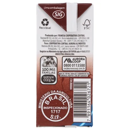 Achocolatado aurora choco do guguinha 200ml 360-27