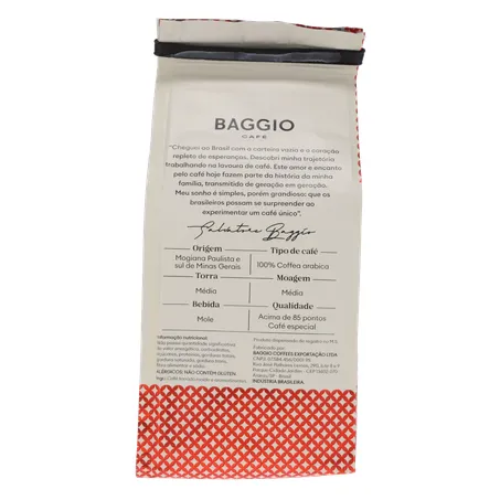 Café Chocolate com Avelã Baggio 250G 360-18