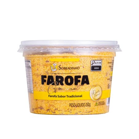 FAROFA SOBRADINHO GOURMET SABOR TRADICIONAL 250G 360-1