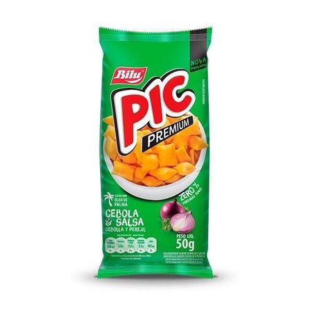 Salgadinho bilu pic premium salsa e cebola 40g