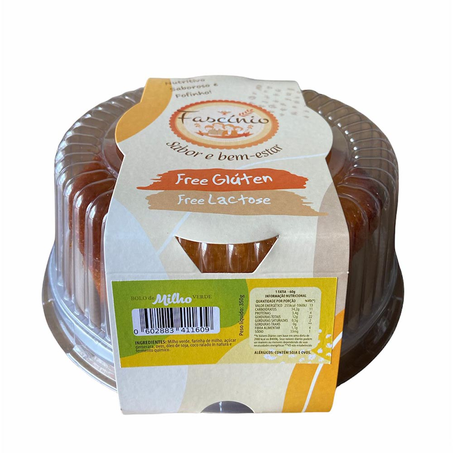 Bolo Fascinio Sem Glúten e Lactose Milho Verde 350G