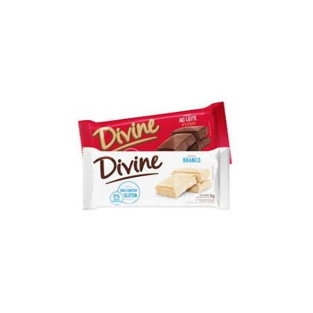 Chocolate divine ao leite/branco duetto