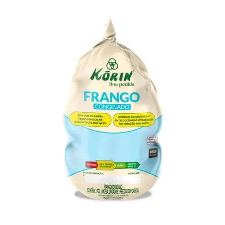 Korin Frango Sem Transgênico Com Miúdos Kg
