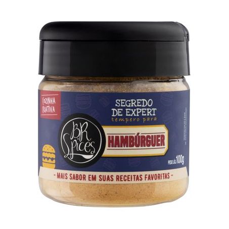 Tempero Para Hambúrguer Br Spices Segredo de Expert Pote 100G