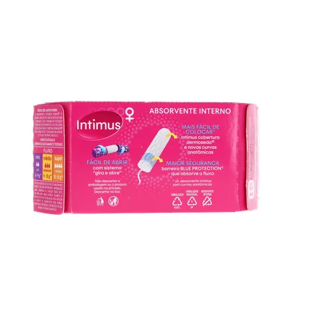 Absorvente Interno Intimus Mini Leve 16 Pague 15 Unidades 360-17