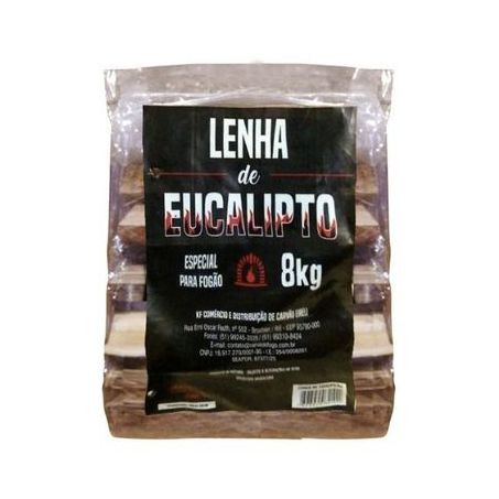 Lenha Eucalipto 8Kg